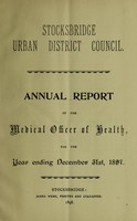 view [Report 1897] / Medical Officer of Health, Stocksbridge U.D.C.