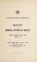 view [Report 1944] / Medical Officer of Health, Stockton-on-Tees Borough.