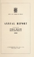 view [Report 1950] / Medical Officer of Health, Stoke-upon-Trent Borough.