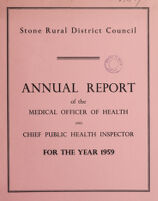 view [Report 1959] / Medical Officer of Health, Stone R.D.C.