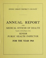 view [Report 1964] / Medical Officer of Health, Stone U.D.C.