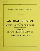 view [Report 1967] / Medical Officer of Health, Stone U.D.C.