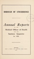 view [Report 1935] / Medical Officer of Health, Stourbridge Borough.