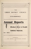 view [Report 1913] / Medical Officer of Health, Stourbridge U.D.C.