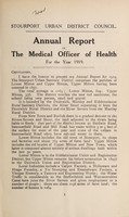 view [Report 1919] / Medical Officer of Health, Stourport-on-Severn U.D.C.