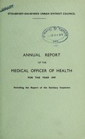 view [Report 1947] / Medical Officer of Health, Stourport-on-Severn U.D.C.