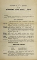 view [Report 1909] / Medical Officer of Health, Stowmarket U.D.C.