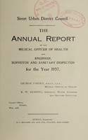 view [Report 1937] / Medical Officer of Health, Street U.D.C.