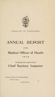 view [Report 1938] / Medical Officer of Health, Stretford Borough.