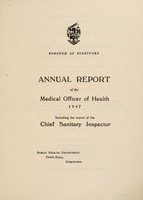view [Report 1947] / Medical Officer of Health, Stretford Borough.