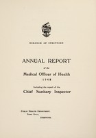 view [Report 1948] / Medical Officer of Health, Stretford Borough.