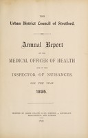 view [Report 1895] / Medical Officer of Health, Stretford Local Board / U.D.C.