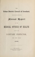 view [Report 1898] / Medical Officer of Health, Stretford Local Board / U.D.C.