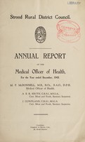 view [Report 1943] / Medical Officer of Health, Strood R.D.C.