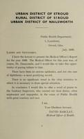 view [Report 1949] / Medical Officer of Health, Stroud U.D.C., Stroud R.D.C., Nailsworth U.D.C.