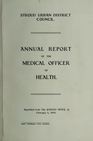 view [Report 1903] / Medical Officer of Health, Stroud U.D.C.