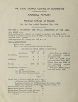 view [Report 1938] / Medical Officer of Health, Sturminster R.D.C.