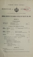 view [Report 1944] / Medical Officer of Health, Sudbury U.D.C. or Borough.