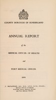 view [Report 1964] / Medical Officer of Health, Sunderland County Borough.