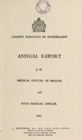 view [Report 1965] / Medical Officer of Health, Sunderland County Borough.