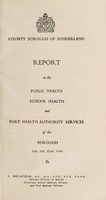 view [Report 1968] / Medical Officer of Health, Sunderland County Borough.
