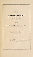 view [Report 1939] / Medical Officer of Health, Sunderland R.D.C.