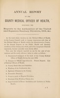 view [Report 1893] / Medical Officer of Health, Surrey County Council.