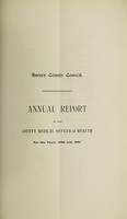 view [Report 1940-1941] / Medical Officer of Health, Surrey County Council.