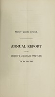 view [Report 1943] / Medical Officer of Health, Surrey County Council.