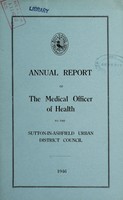 view [Report 1946] / Medical Officer of Health, Sutton-in-Ashfield U.D.C.