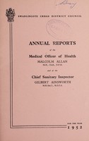 view [Report 1952] / Medical Officer of Health, Swadlincote U.D.C.