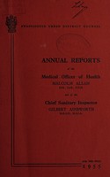 view [Report 1955] / Medical Officer of Health, Swadlincote U.D.C.