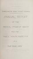 view [Report 1972] / Medical Officer of Health, Swadlincote U.D.C.