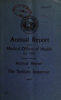 view [Report 1937] / Medical Officer of Health, Swanage U.D.C.