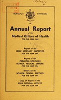 view [Report 1954] / Medical Officer of Health and School Medical Officer of Health, Swindon Borough.