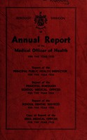 view [Report 1958] / Medical Officer of Health and School Medical Officer of Health, Swindon Borough.