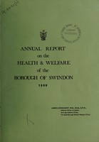 view [Report 1969] / Medical Officer of Health and School Medical Officer of Health, Swindon Borough.