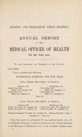 view [Report 1900] / Medical Officer of Health, Swinton & Pendlebury Borough.