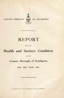 view [Report 1926] / Medical Officer of Health and School Medical Officer of Health, Southport County Borough.