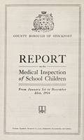 view [Report 1916] / School Medical Officer of Health, Stockport County Borough.