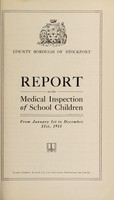 view [Report 1915] / School Medical Officer of Health, Stockport County Borough.