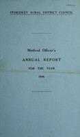 view [Report 1944] / Medical Officer of Health, Stokesley R.D.C.