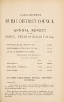 view [Report 1895] / Medical Officer of Health, Tadcaster R.D.C.