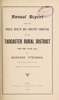 view [Report 1905] / Medical Officer of Health, Tadcaster R.D.C.