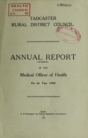 view [Report 1944] / Medical Officer of Health, Tadcaster R.D.C.