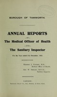 view [Report 1925] / Medical Officer of Health, Tamworth Borough.
