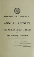 view [Report 1935] / Medical Officer of Health, Tamworth Borough.