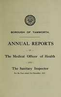 view [Report 1937] / Medical Officer of Health, Tamworth Borough.