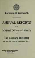 view [Report 1954] / Medical Officer of Health, Tamworth Borough.