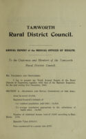 view [Report 1940] / Medical Officer of Health, Tamworth R.D.C.